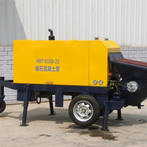 Hbt-s10d-25 diesel engine concrete pump